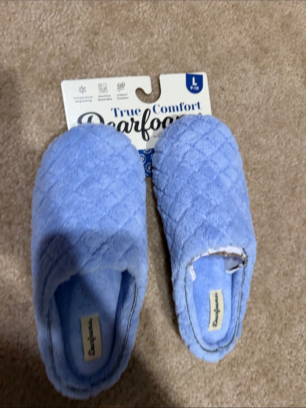 Dearforms Quilted Slippers True Comfort